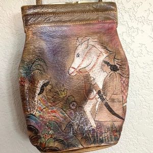 Hand painted purse